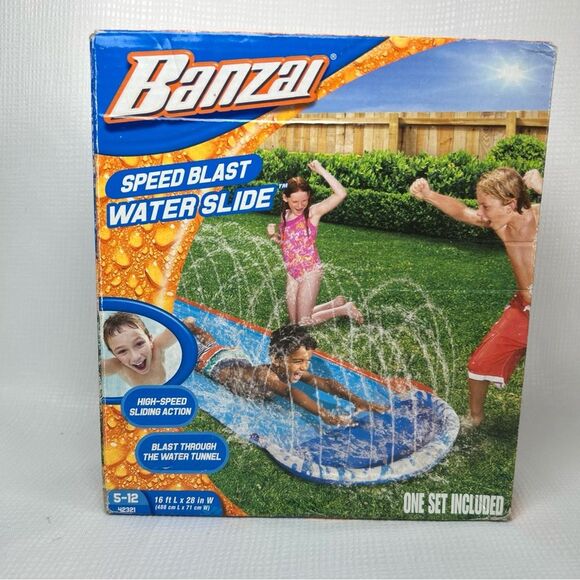 Other - NEW Banzai speed blast water slide speed action slide 16ft L x 28in W
